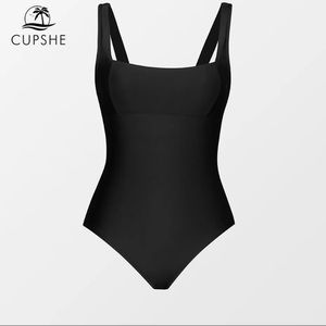 Cupshe One Piece Black XL Swim Suit NWT